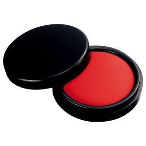 （まとめ） TANOSEE 速乾朱肉 50号直径54mm 1個 〔×10セット〕