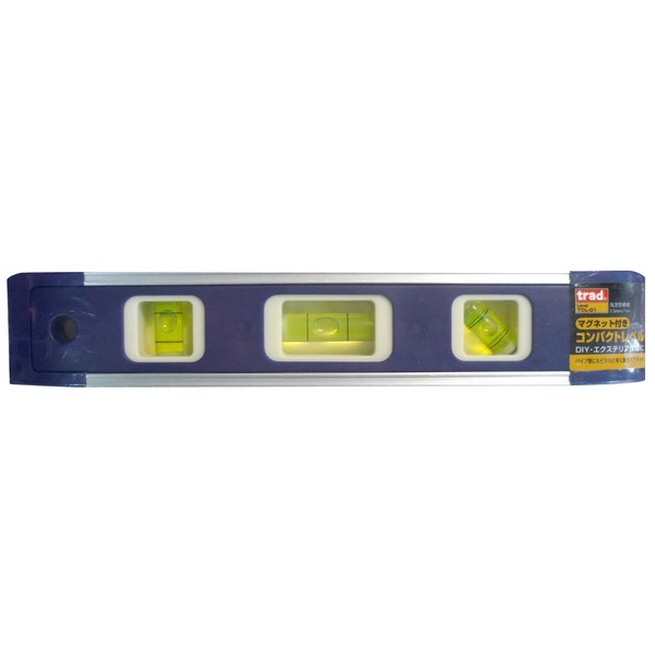 【新品】(業務用50セット)TRAD コンパクトレベル(水平器/測定工具) マグネット付き TCL-01 〔業務用/家庭用/DIY/日曜大工〕