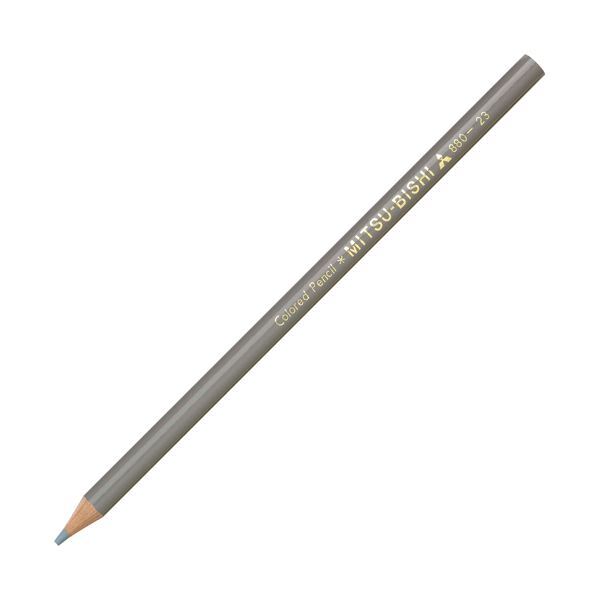 【新品】(まとめ) 三菱鉛筆 色鉛筆880級 ねずみ色K880.23 1ダース(12本) 〔×10セット〕