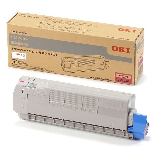 新品】〔純正品〕 OKI TC-C4DM2 トナーカートリッジ マゼンタ 大 新品】〔純正品〕 OKI TC-C4DM2 トナーカートリッジ マゼンタ 大