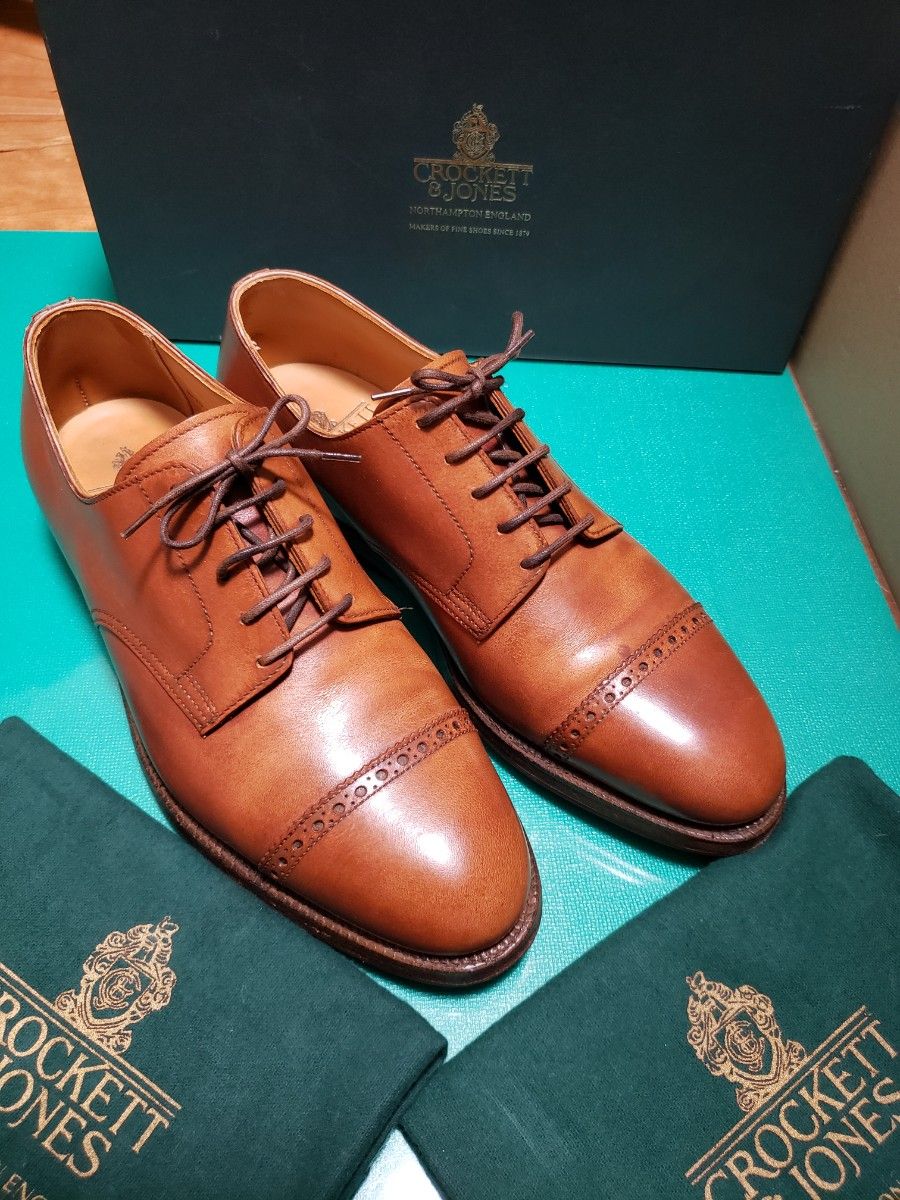 匿名配送 Crockett&Jones クロケット&ジョーンズ キャップトウ 匿名配送 Crockett&Jones クロケット&ジョーンズ キャップトウ