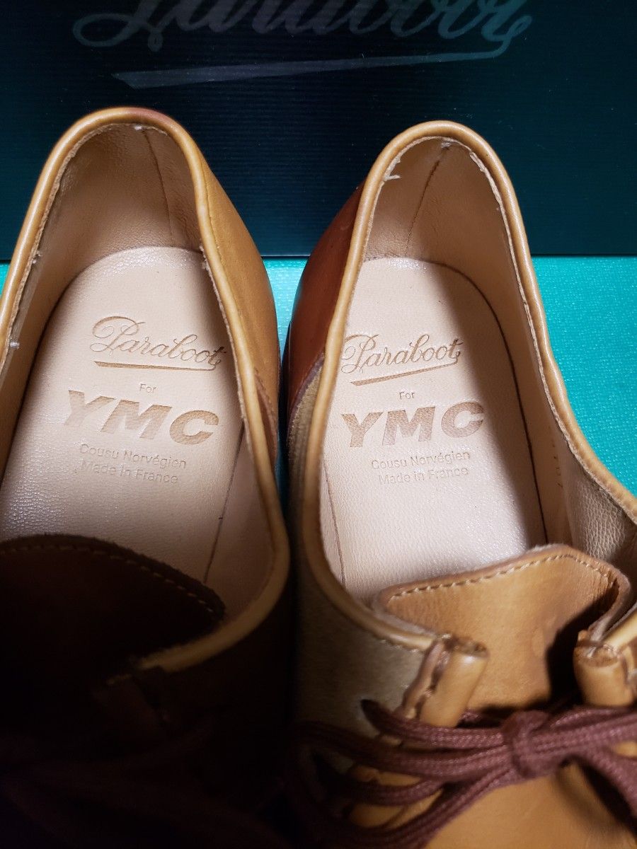 未使用】パラブーツ ミカエル YMC別注 マルチカラーブラウン 39 未使用】パラブーツ ミカエル YMC別注 マルチカラーブラウン 39