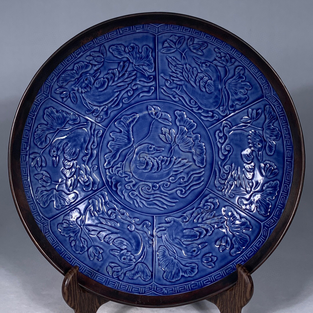 蔵友館蔵品・宋・古陶瓷品・官窯・冰裂紋・龍頭流杯】・ 蔵友館蔵品・宋・古陶瓷品・官窯・冰裂紋・龍頭流杯】・
