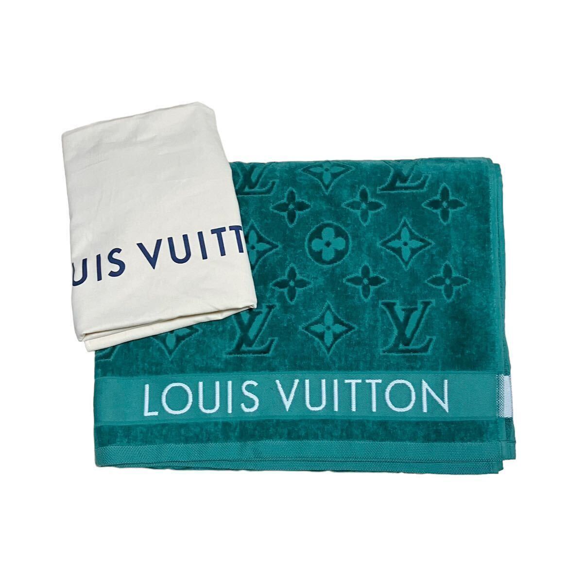 ほぼ未使用】ルイヴィトン LOUIS VUITTON M78867 ビーチタオル ほぼ未使用】ルイヴィトン LOUIS VUITTON M78867 ビーチタオル