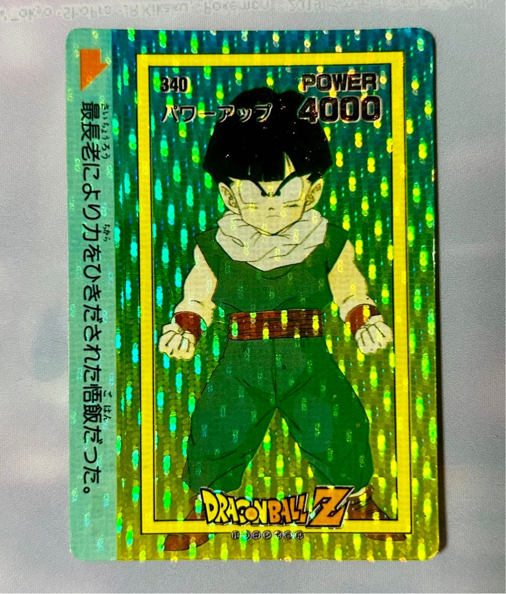 ドラゴンボールZ PPカード「340 パワーアップ 孫悟飯」送料無料 ドラゴンボールZ PPカード「340 パワーアップ 孫悟飯」送料無料