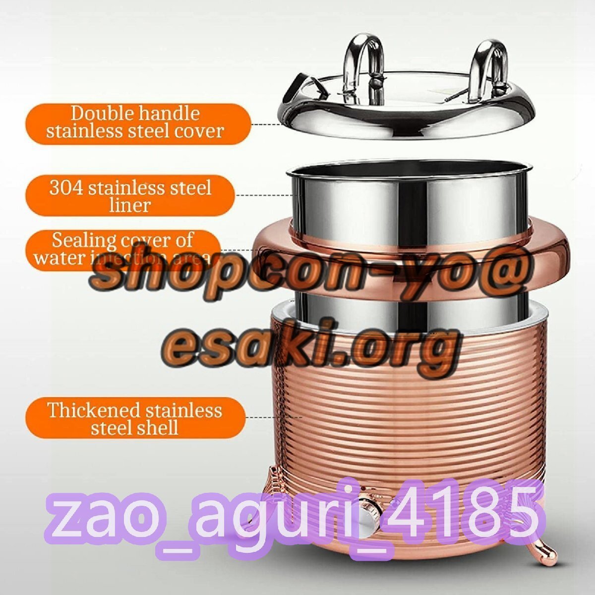13 L ステンレス鋼電気スープケトルスープウォーマー 温度調節 13 L ステンレス鋼電気スープケトルスープウォーマー 温度調節