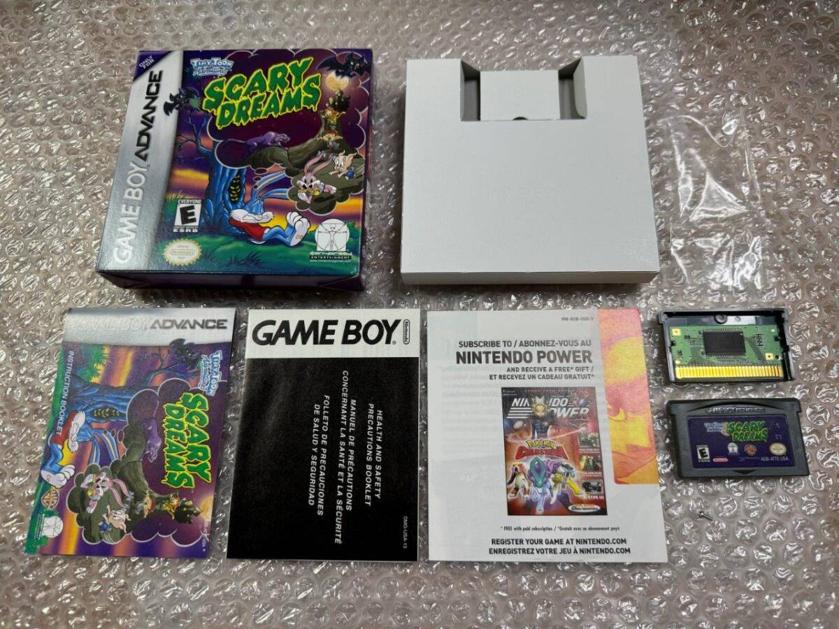 GBA Scary Dreams / タイニートゥーン 北米版 美品 正規品 完品 GBA Scary Dreams / タイニートゥーン 北米版 美品 正規品 完品