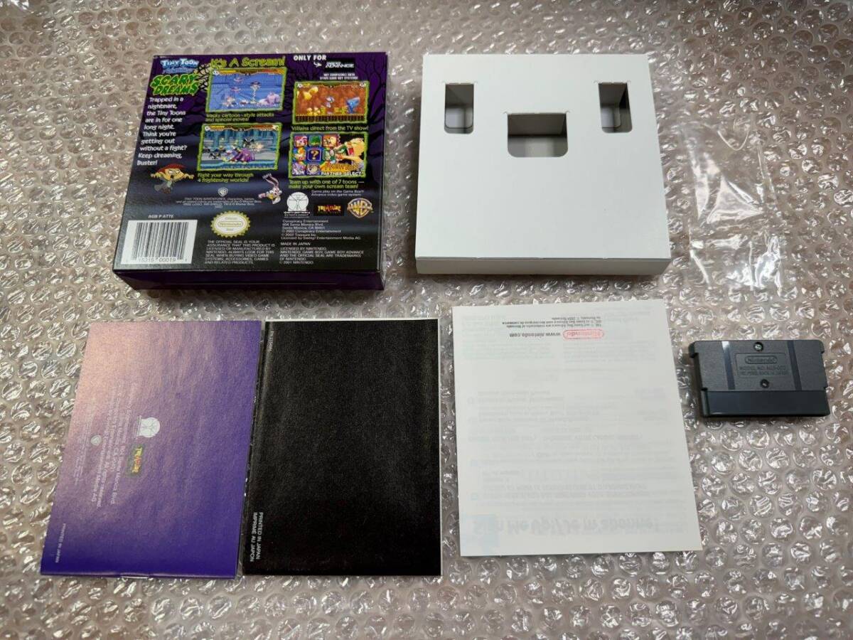 GBA Scary Dreams / タイニートゥーン 北米版 美品 正規品 完品 GBA Scary Dreams / タイニートゥーン 北米版 美品 正規品 完品