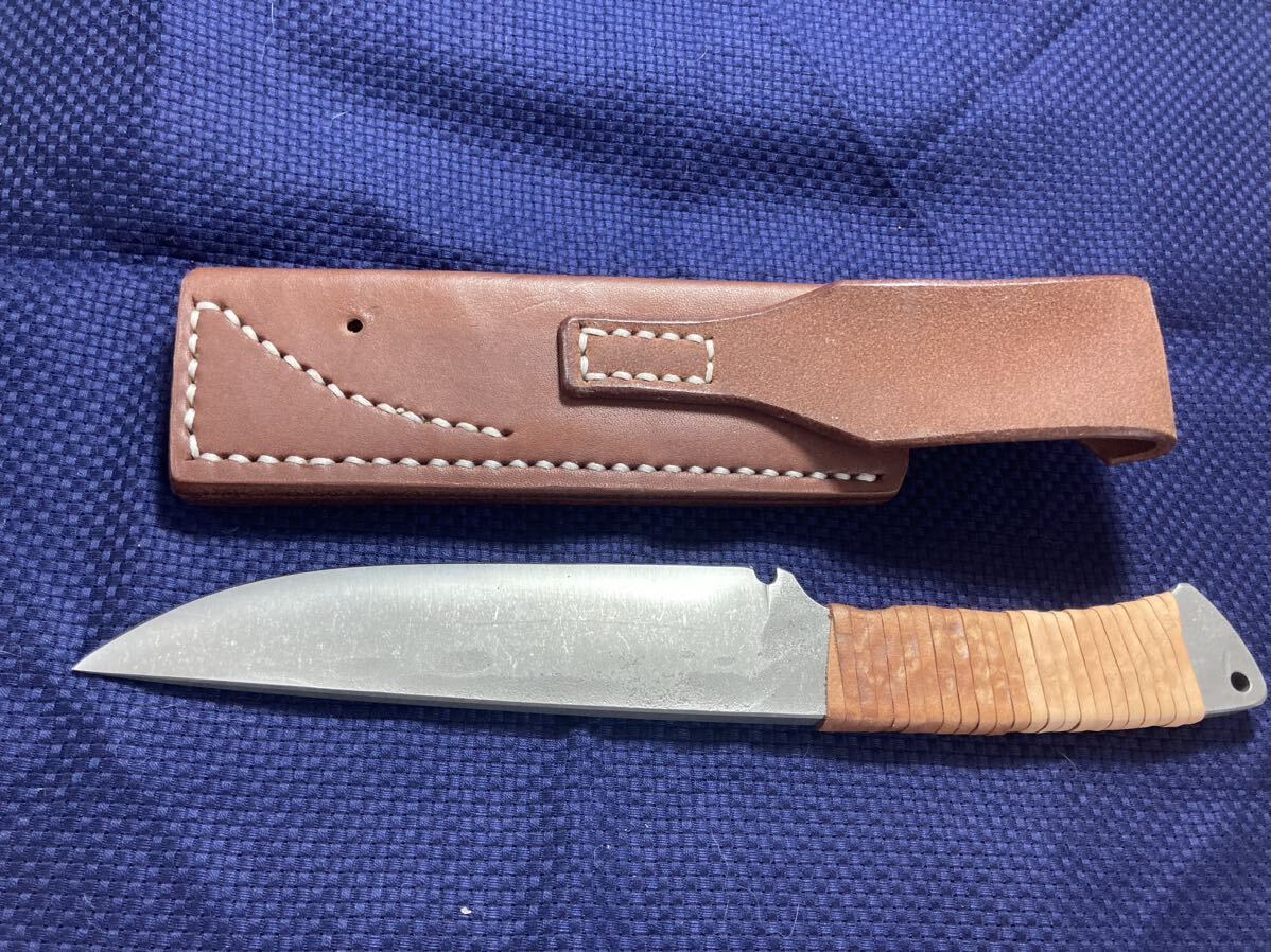 萩野力 シースナイフ アウトドア 一点物 入手困難 Asurah Knives 萩野力 シースナイフ アウトドア 一点物 入手困難 Asurah Knives