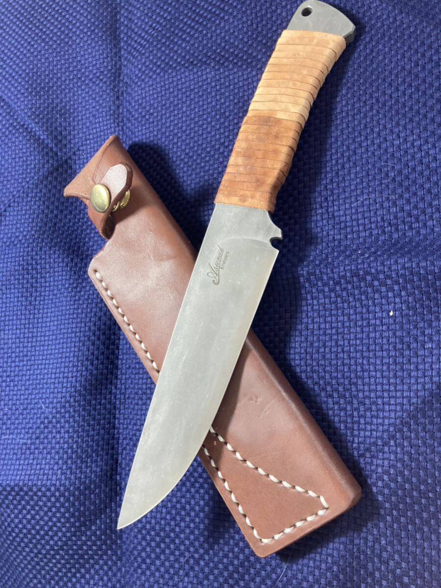 萩野力 シースナイフ アウトドア 一点物 入手困難 Asurah Knives 萩野力 シースナイフ アウトドア 一点物 入手困難 Asurah Knives