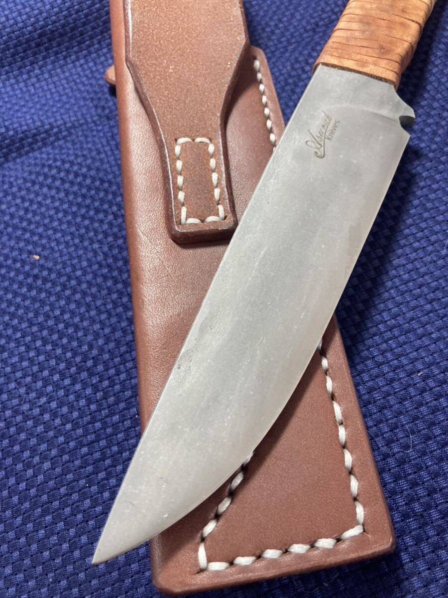 萩野力 シースナイフ アウトドア 一点物 入手困難 Asurah Knives 萩野力 シースナイフ アウトドア 一点物 入手困難 Asurah Knives
