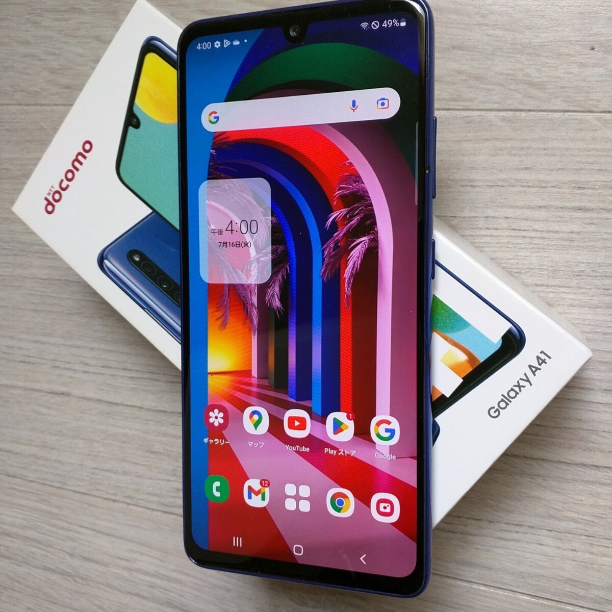 GALAXY A41」 SC-41A ブルー RAM4GB ROM64GB バッテリー良好 GALAXY A41」 SC-41A ブルー RAM4GB ROM64GB バッテリー良好