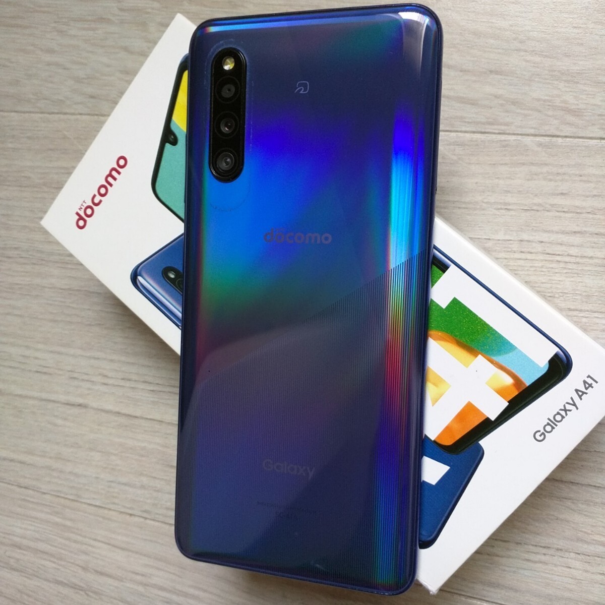 GALAXY A41」 SC-41A ブルー RAM4GB ROM64GB バッテリー良好 GALAXY A41」 SC-41A ブルー RAM4GB ROM64GB バッテリー良好