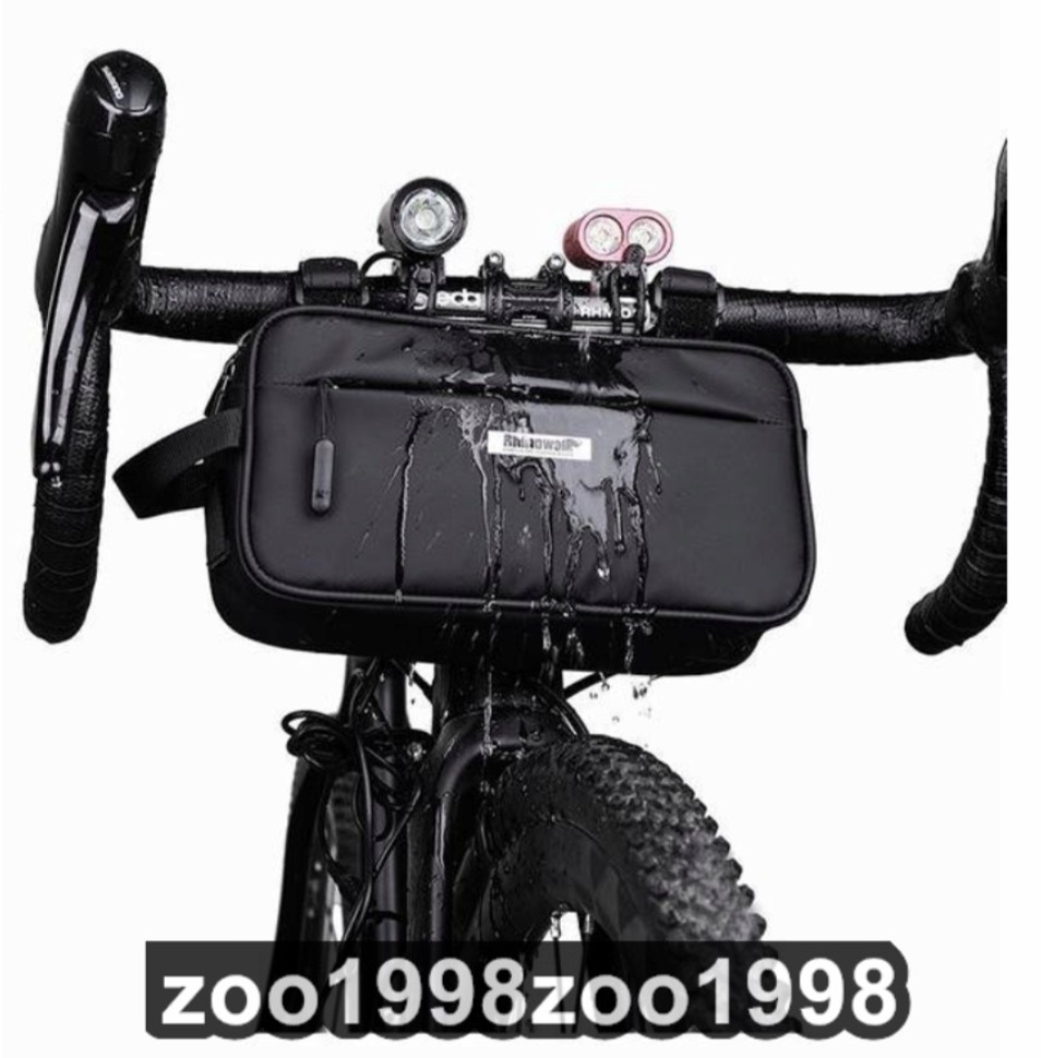 レビュー高評価商品 バッグ 自転車フロントバッグ 自転車フレームバッグ ボディバッグ ウエストバッグ 手提げバッグ ショルダーバック 6WAY 2.5L 防撥水 フロントバッグ