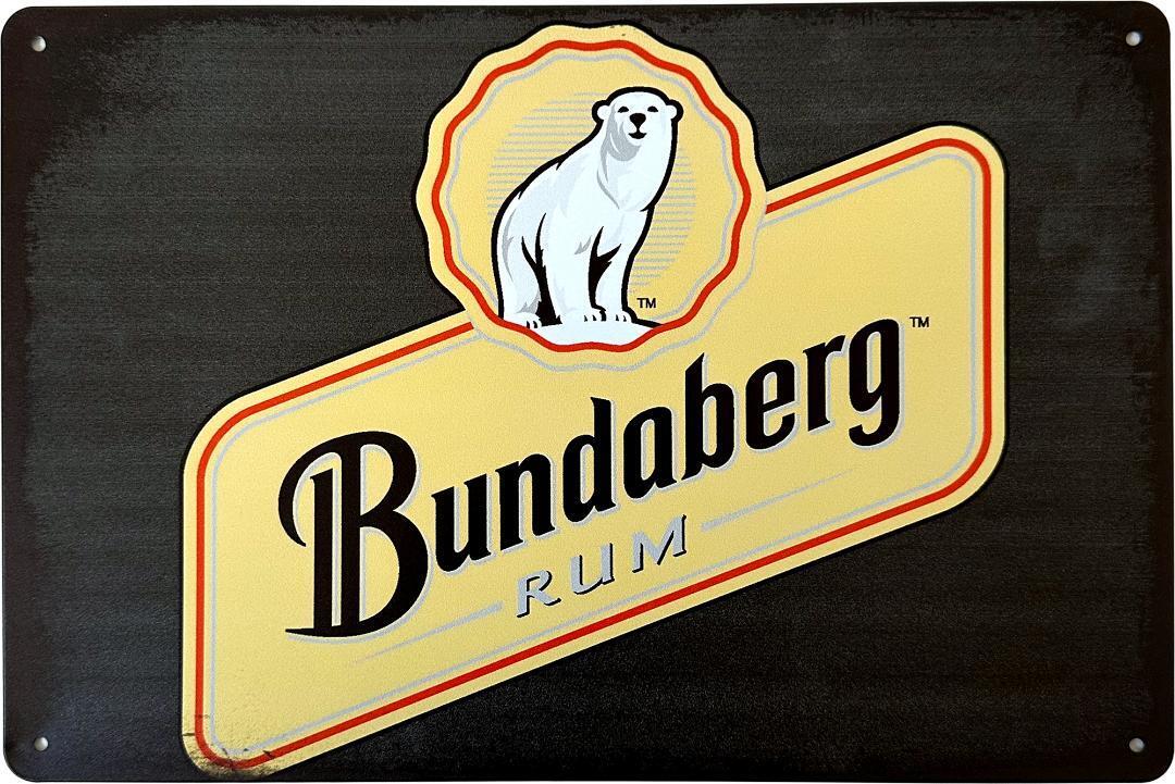 バンダバーグ ラム ブリキ看板 20cm×30cm お酒 Bundaberg Rum バンダバーグ ラム ブリキ看板 20cm×30cm お酒 Bundaberg Rum