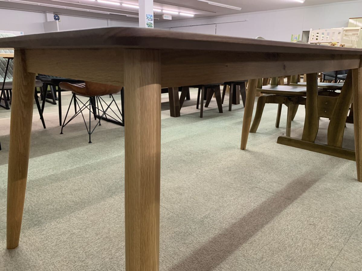 新品展示品 ウォールナット無垢 ホワイトオーク無垢 165 新品展示品 ウォールナット無垢 ホワイトオーク無垢 165