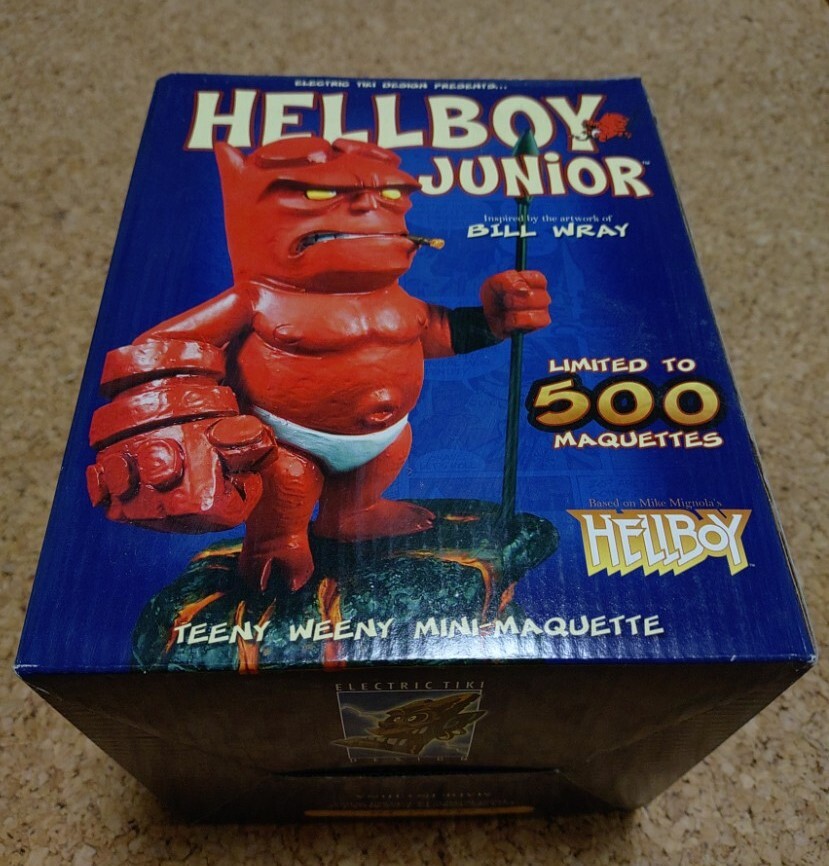 □ヘルボーイ【HELLBOY JUNIOR】世界限定500体 凭れ スタチュー新品 □ヘルボーイ【HELLBOY JUNIOR】世界限定500体 凭れ スタチュー新品