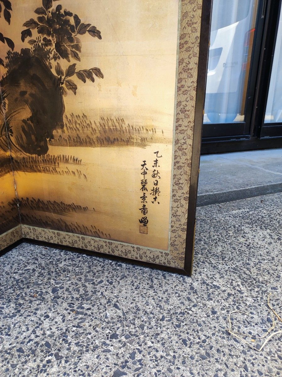 屏風 日本画 ミニ屏風 金屏風 衝立 インテリア 工芸画 屏風 日本画 ミニ屏風 金屏風 衝立 インテリア 工芸画