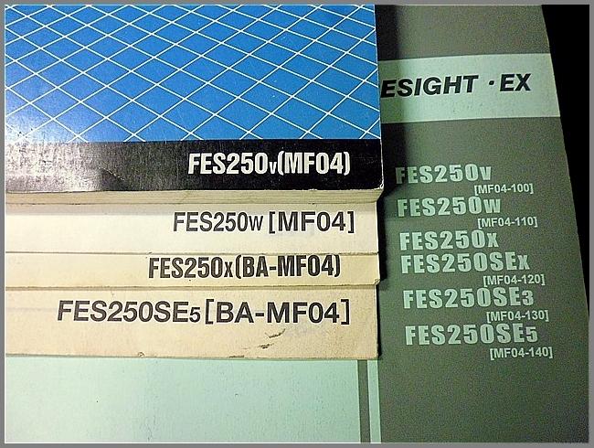 [2 pcs. +++] Foresight MF04-140 service manual parts list regular goods FES250SE5