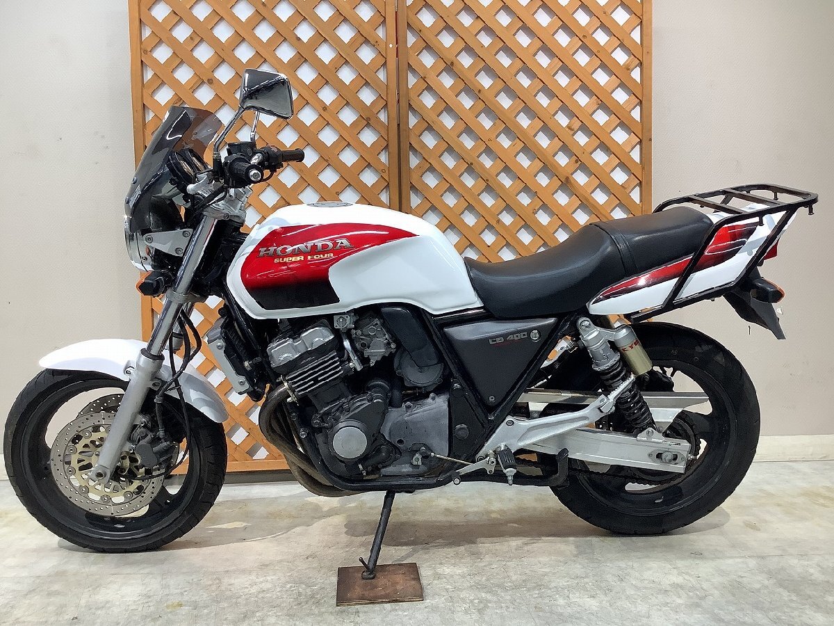 【最終出品】 CB400 SUPER FOUR　スクリーン　リアキャリア NC31 車検残有 ローン可 ホンダ HONDA 車体 400cc 動画有 福岡発 現車確認可_現車確認可能！まずはご質問から♪