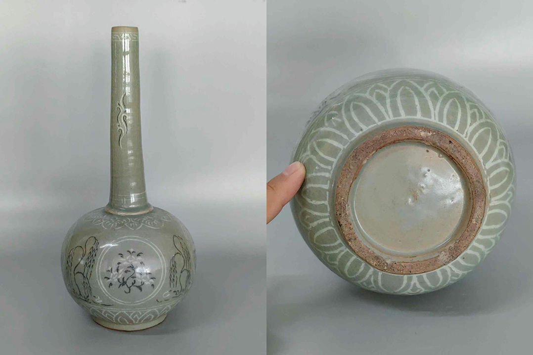 □観心・時代旧蔵□C677朝鮮珍品旧蔵 朝鮮美術 高麗磁 □観心・時代旧蔵□C677朝鮮珍品旧蔵 朝鮮美術 高麗磁