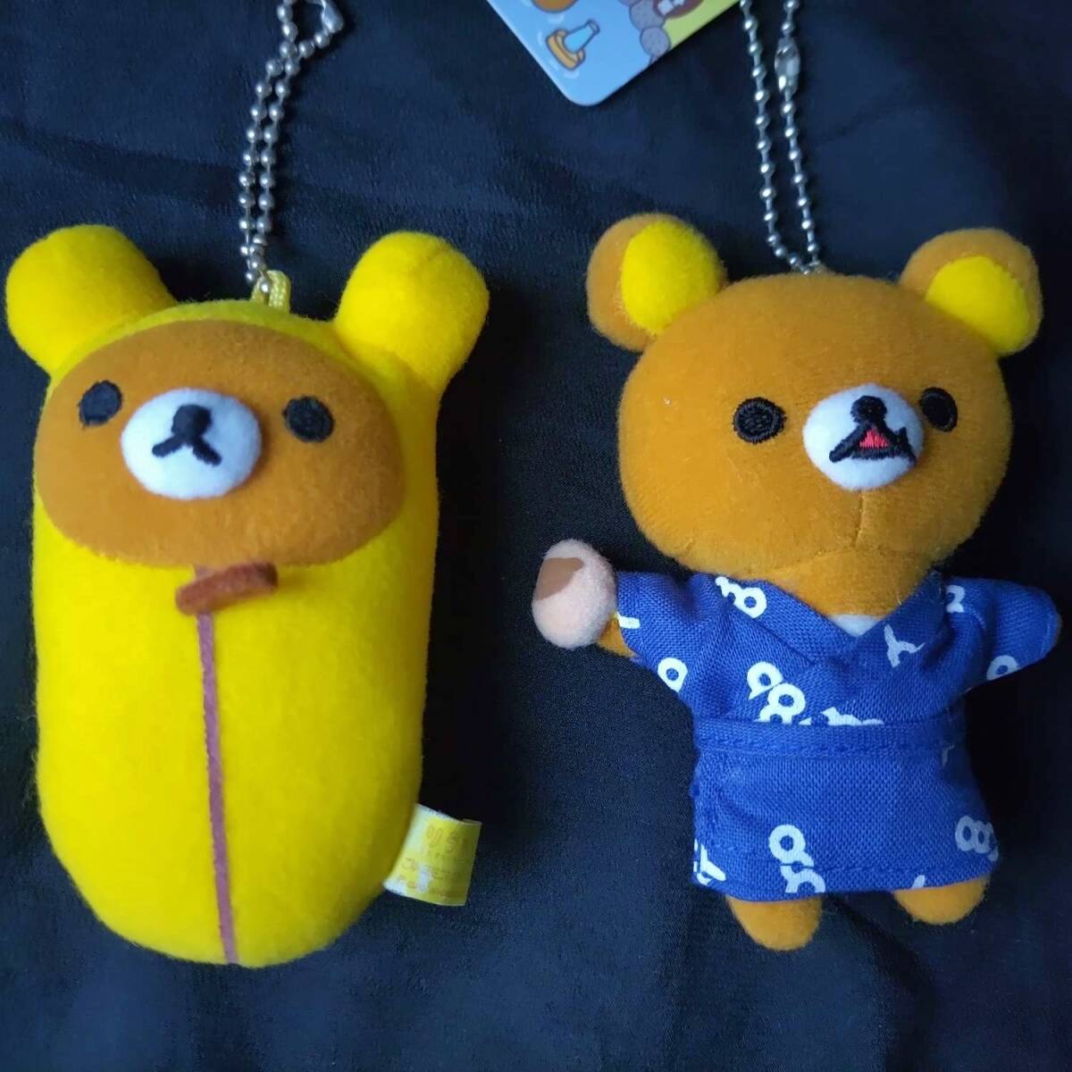 2点 リラックマ 温泉マスコット キーチェーン + ごゆるり ミニ 2点 リラックマ 温泉マスコット キーチェーン + ごゆるり ミニ