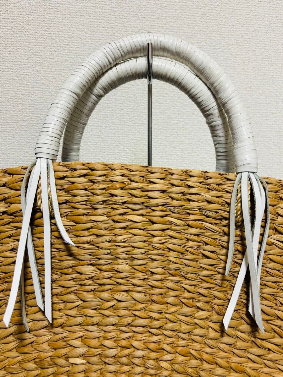 アニエスベー カゴバッグ 星 スター レザー本革 巾着 花火 海 アニエスベー カゴバッグ 星 スター レザー本革 巾着 花火 海