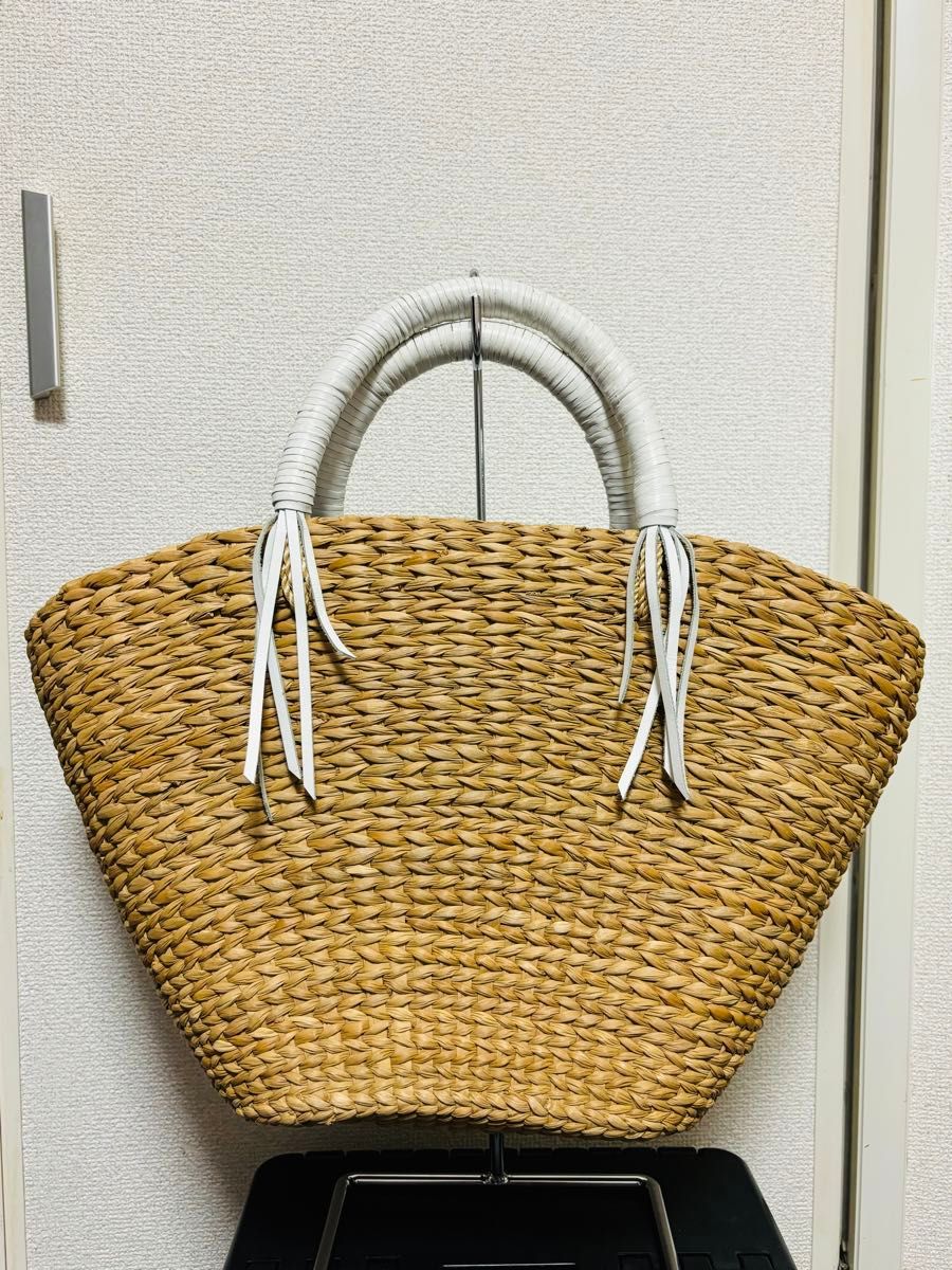 アニエスベー カゴバッグ 星 スター レザー本革 巾着 花火 海 アニエスベー カゴバッグ 星 スター レザー本革 巾着 花火 海