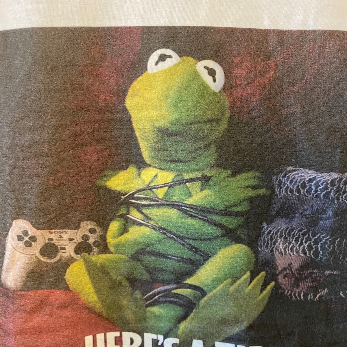 Kermit the frog カーミット セサミストリート Tシャツ 古着 Kermit the frog カーミット セサミストリート Tシャツ 古着