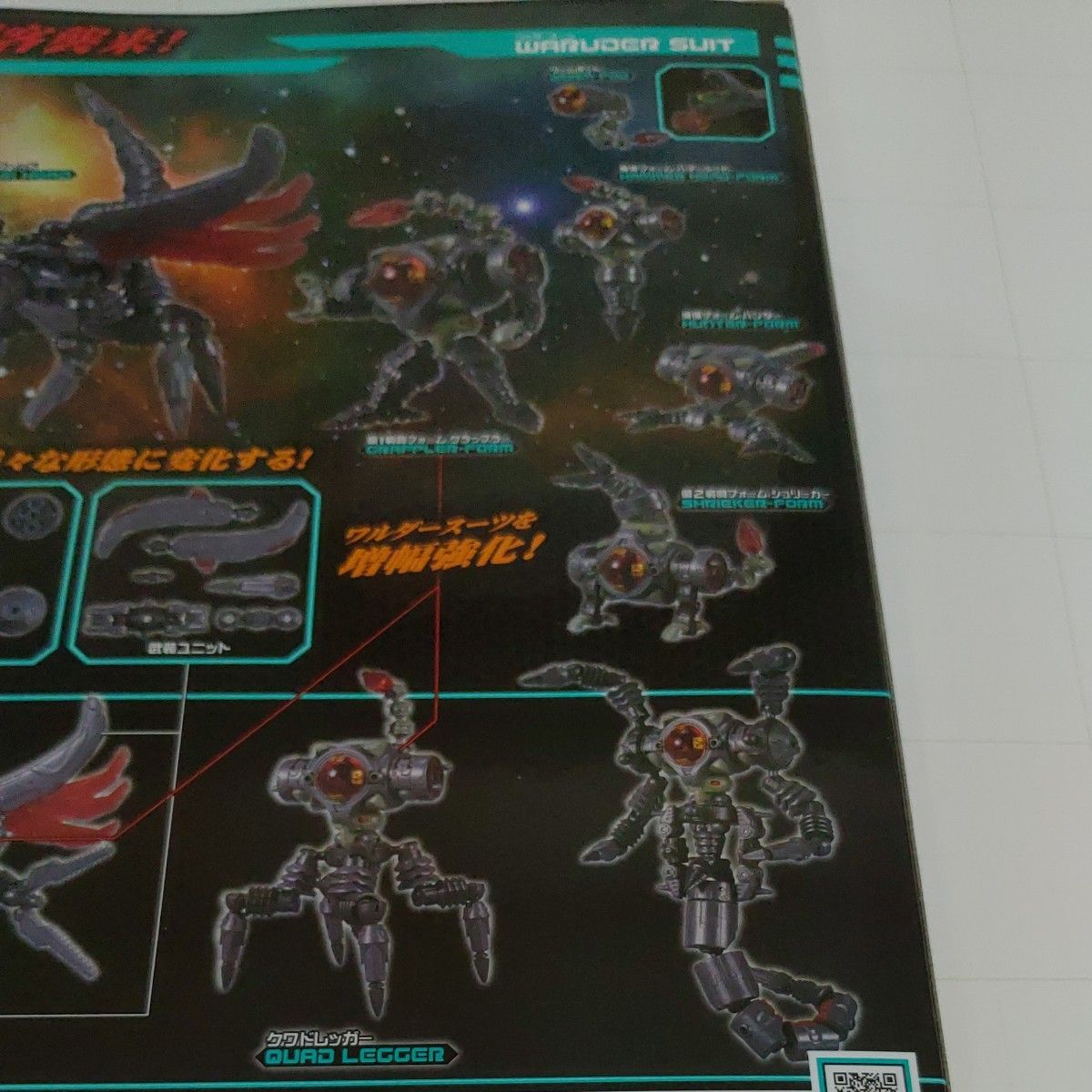 ダイアクロン ワルダレイダー バグヘッド & ワルダースーツ ダイアクロン ワルダレイダー バグヘッド & ワルダースーツ