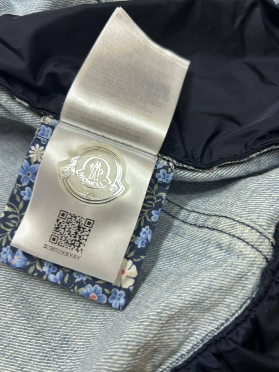 レア】【美品】MONCLERモンクレール デニムジャケット gジャン レア】【美品】MONCLERモンクレール デニムジャケット gジャン