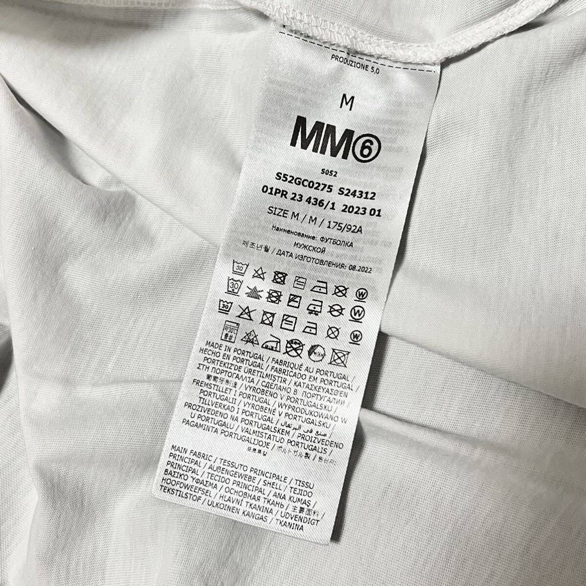 M 新品 MM6 メゾンマルジェラ オーバーサイズ ナンバー ロゴ M 新品 MM6 メゾンマルジェラ オーバーサイズ ナンバー ロゴ