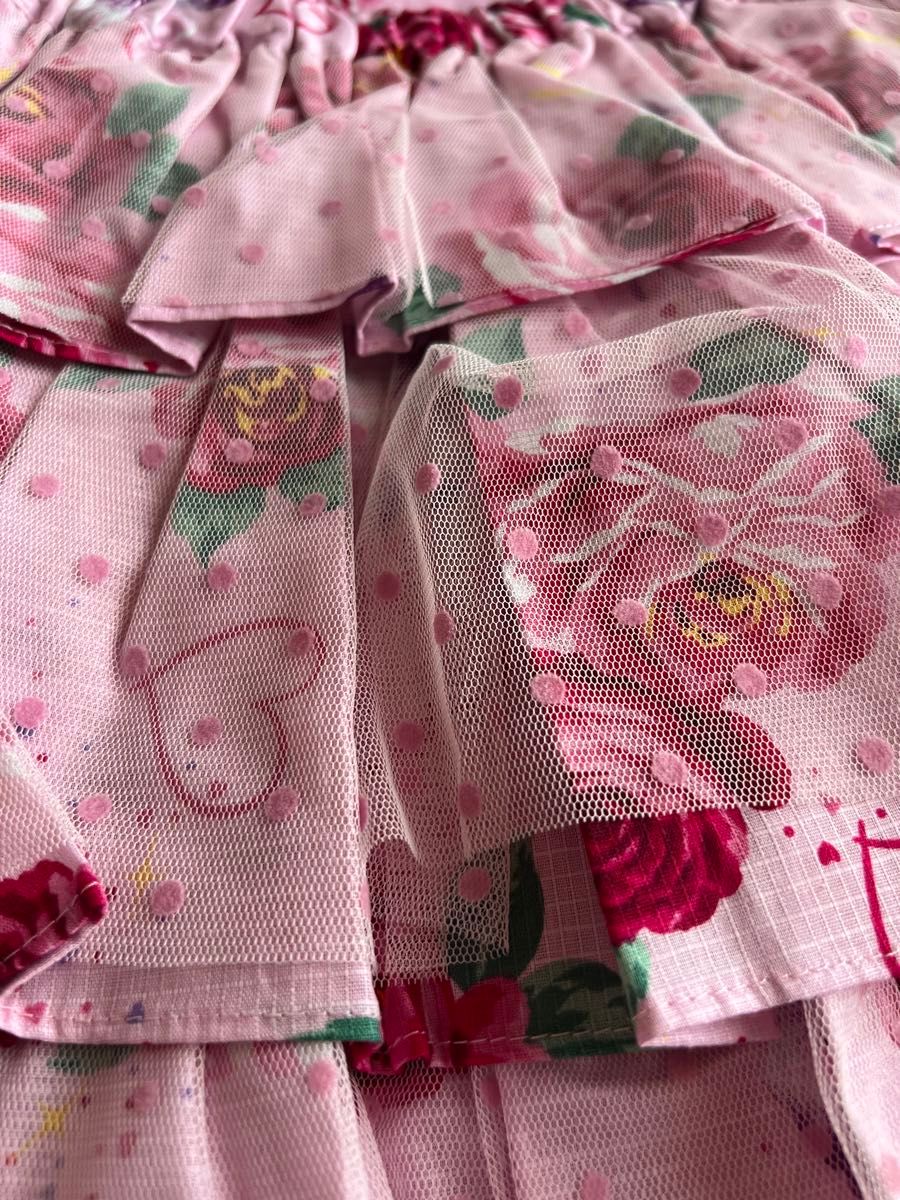 新品タグ付き 浴衣ドレス セパレート レース帯 薔薇 花柄 蝶々 新品タグ付き 浴衣ドレス セパレート レース帯 薔薇 花柄 蝶々