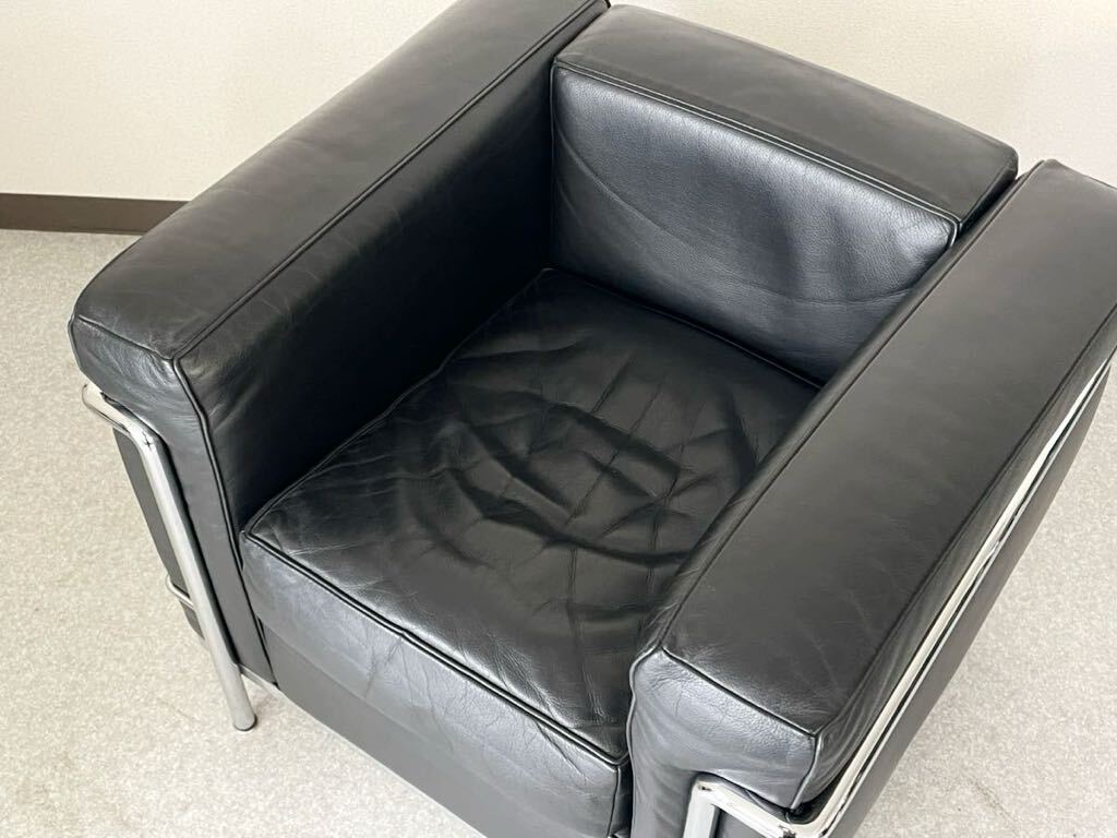 正規品□cassina ixcカッシーナ ル・コルビジェ LC2 一人掛け 正規品□cassina ixcカッシーナ ル・コルビジェ LC2 一人掛け