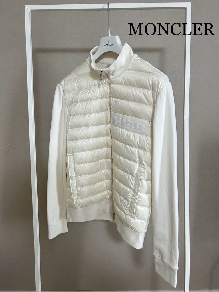 モンクレール MONCLER ハイブリッドダウンニット size L 美品 モンクレール MONCLER ハイブリッドダウンニット size L 美品