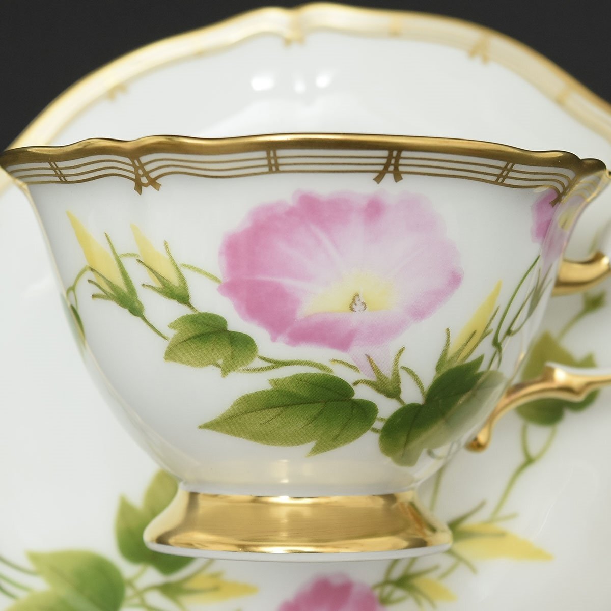 Bibian 比比昂- ◎509366 良品大倉陶園The Okura 花源氏金彩朝顔 Bibian 比比昂- ◎509366 良品大倉陶園The Okura 花源氏金彩朝顔