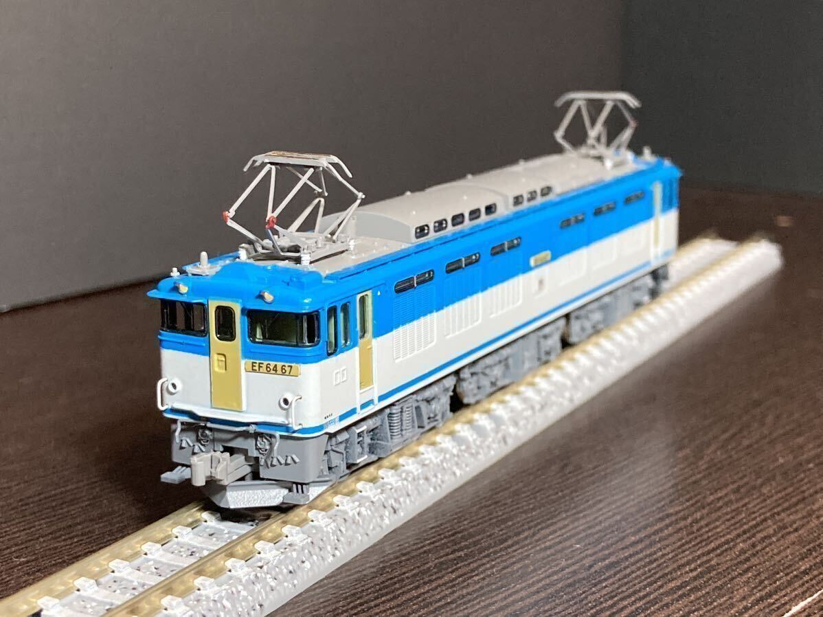 TOMIX ef64 67 広島更新色 塗替え品 Yahoo!オークション - 【加工品】TOMIX EF64-67 広島更新色