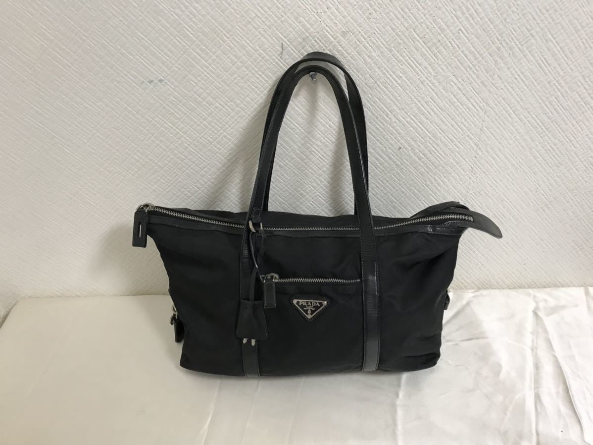 本物プラダPRADA本革レザーナイロントートバッグビジネスハンド 本物プラダPRADA本革レザーナイロントートバッグビジネスハンド