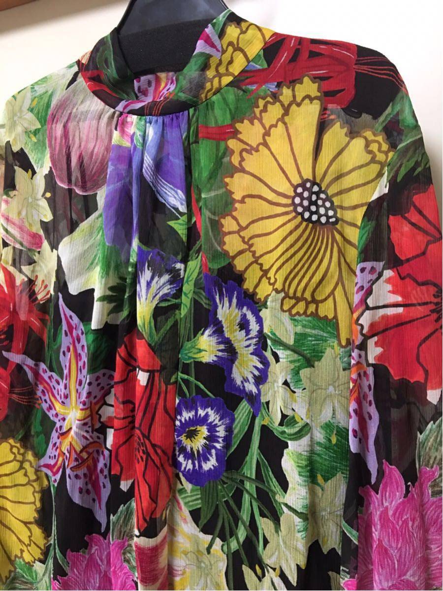 ケイタマルヤマ Blooming Flowers 楊柳ブラウス 未使用品 www