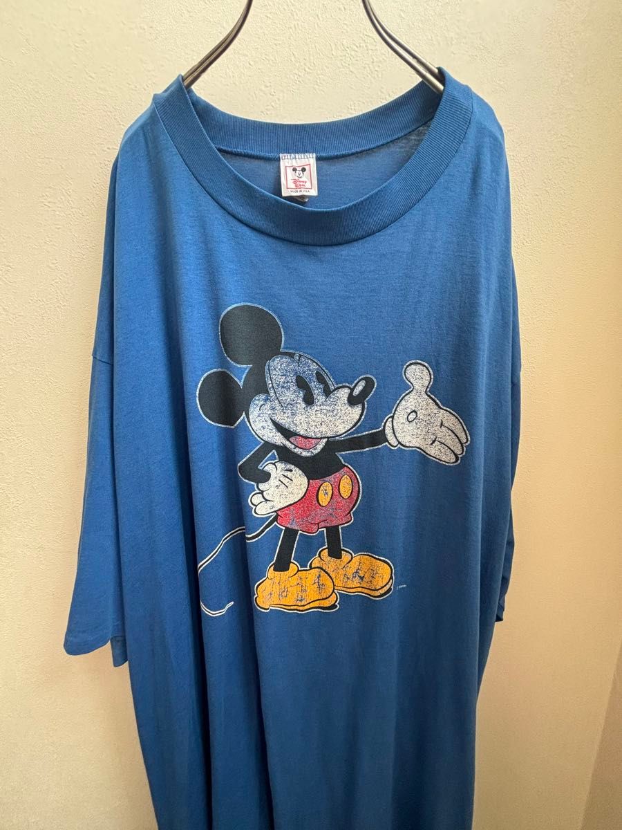 ミッキー ヴィンテージ 80s ディズニー Tシャツ XL usa 古着 ミッキー ヴィンテージ 80s ディズニー Tシャツ XL usa 古着