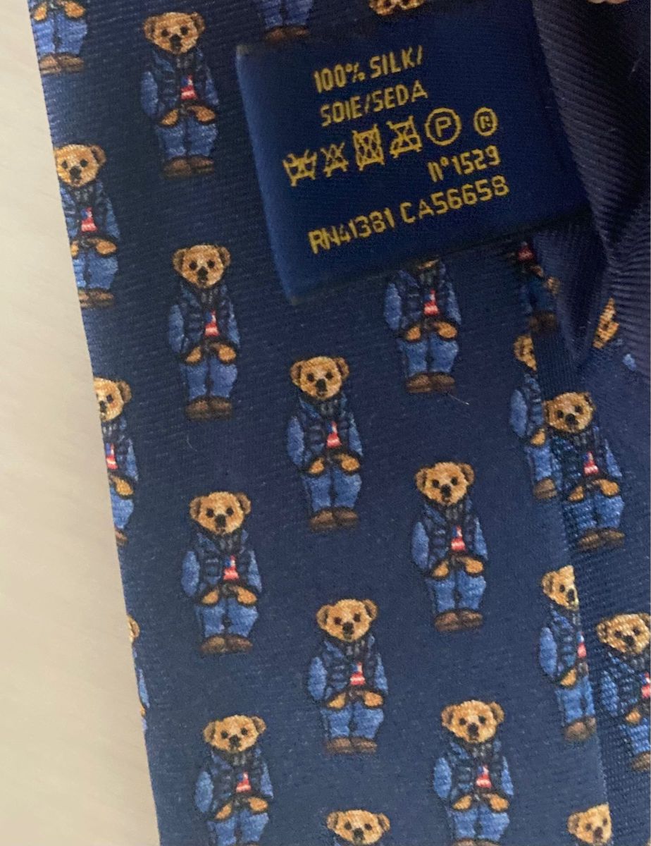 超美品 ポロベア シルク100% ラルフローレンRalph Lauren 超美品 ポロベア シルク100% ラルフローレンRalph Lauren