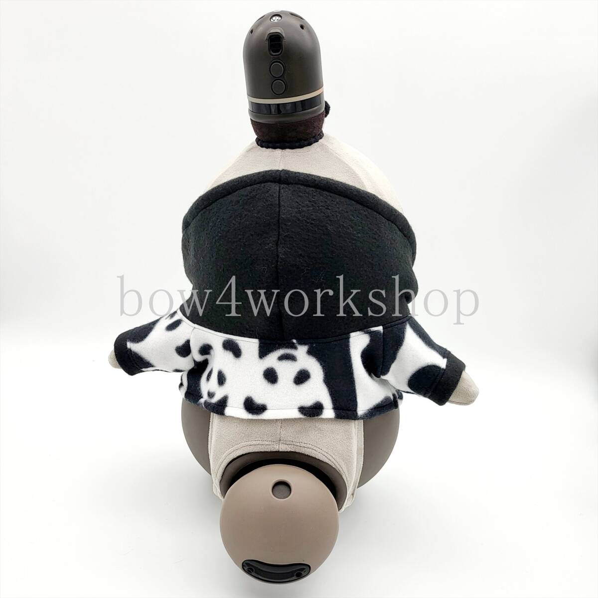 LOVOT ラボットの服ハンドメイド パンダ柄フリースパーカー LOVOT ラボットの服ハンドメイド パンダ柄フリースパーカー