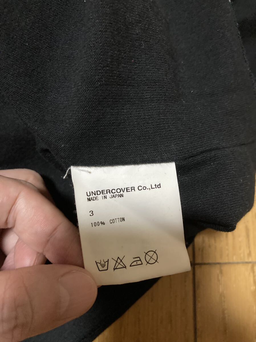 アンダーカバー Tシャツ 3 ブラック 黒 but beautiful scab アンダーカバー Tシャツ 3 ブラック 黒 but beautiful scab