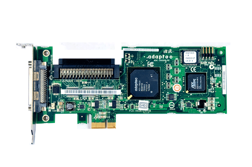 未使用品 Adaptec ASC-29320LPE FSC RoHS PCIe U320 SCSIカード 即決 7-22-3