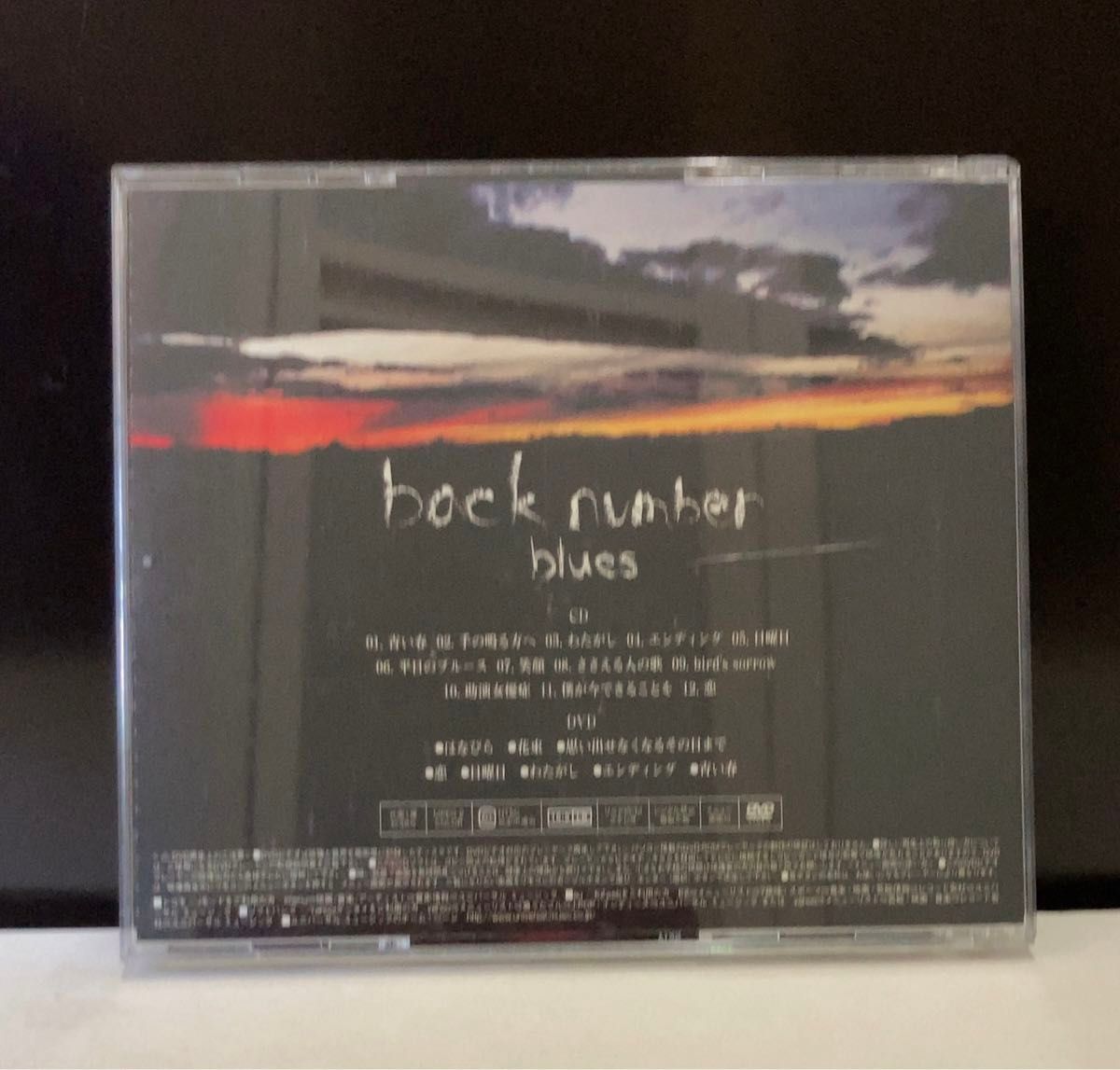 back number blues (初回限定盤) (DVD付 back number blues (初回限定盤) (DVD付