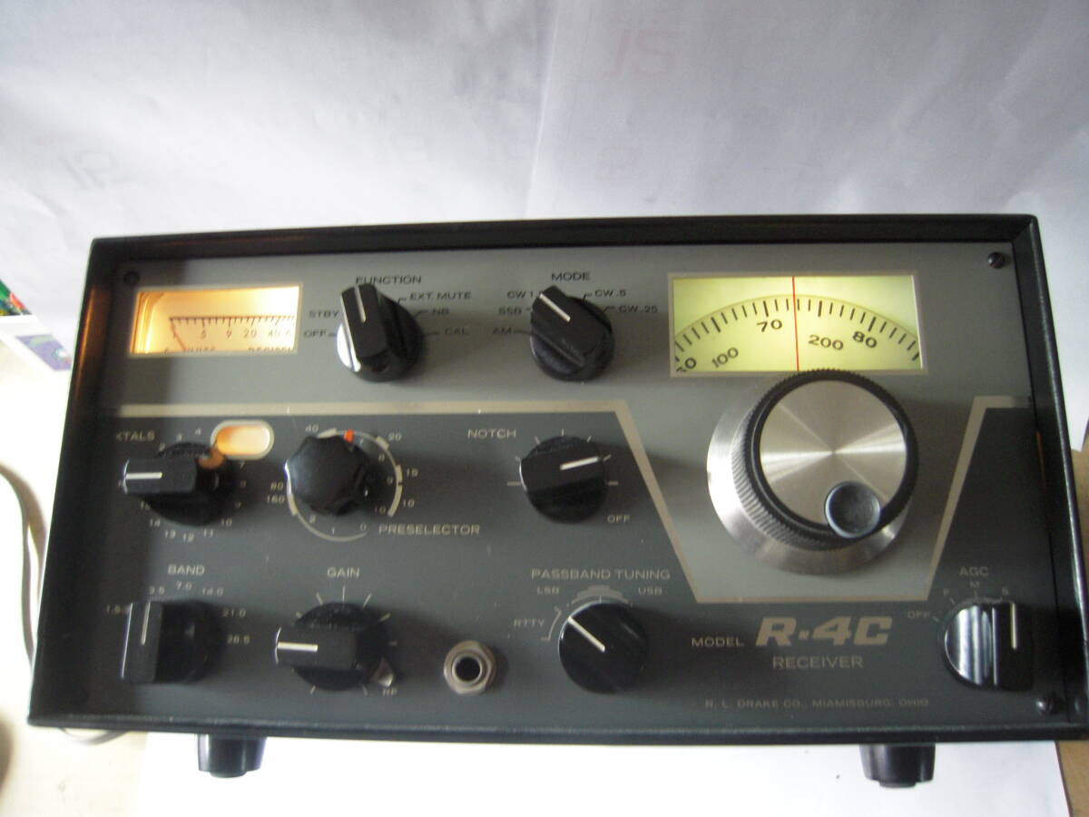 DRAKE ドレーク R-4C 受信機 Yahoo!オークション - DRAKE ドレーク R-4C HF 受信機 電源