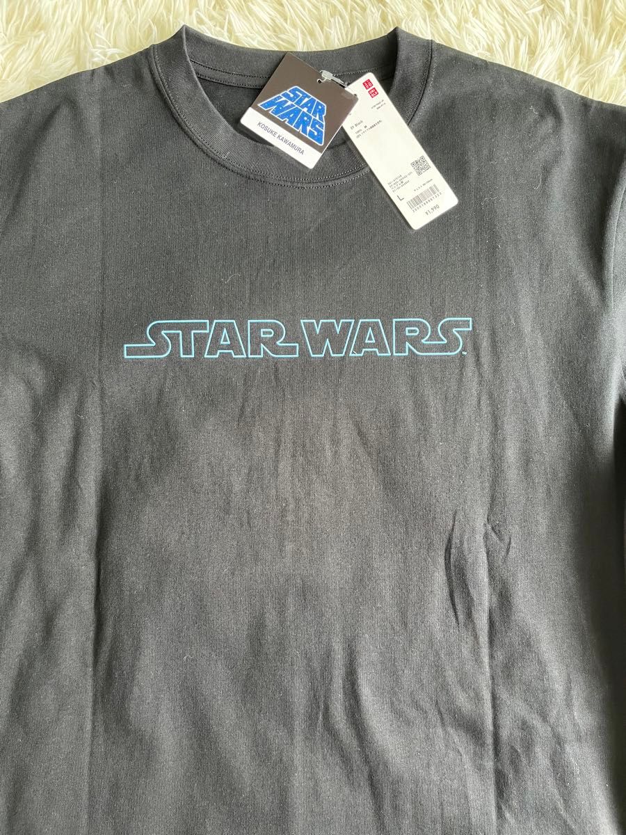 UNIQLO×スターウォーズコラボ Tシャツ 黒 トップス ブラック UNIQLO×スターウォーズコラボ Tシャツ 黒 トップス ブラック