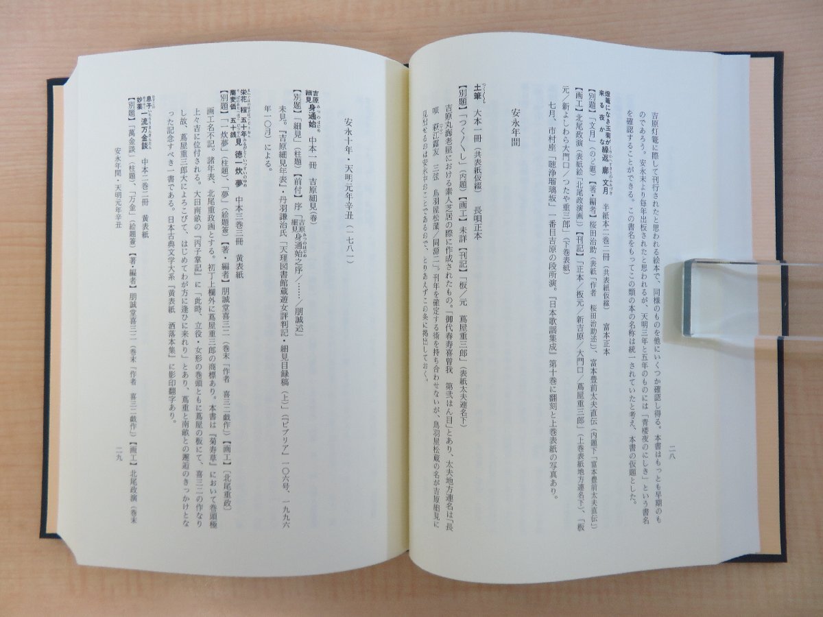 鈴木俊幸編『蔦重出版書目』平成10年 青裳堂書店刊 蔦屋重三郎 鈴木俊幸編『蔦重出版書目』平成10年 青裳堂書店刊 蔦屋重三郎