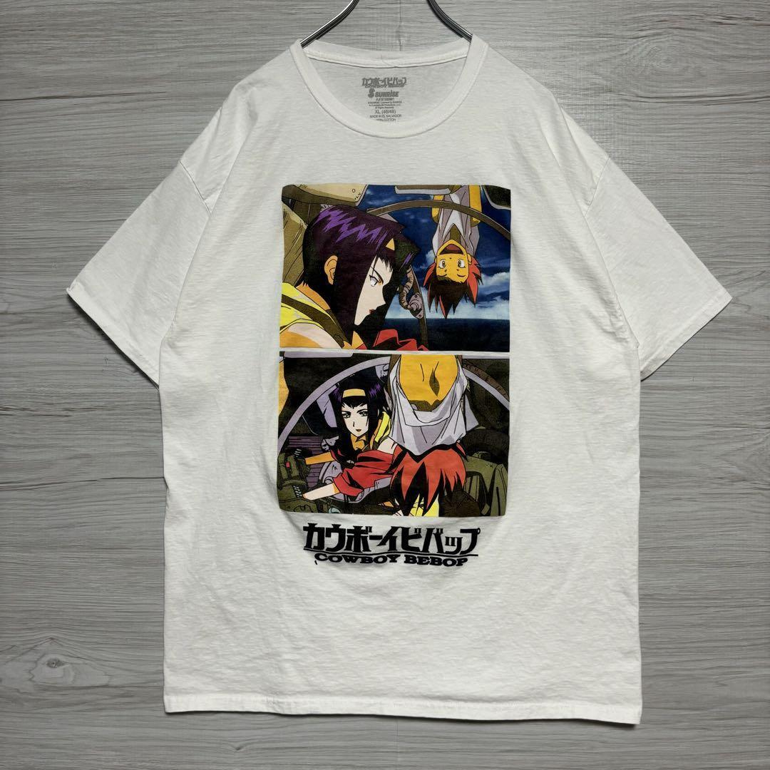 カウボーイビバップ Tシャツ 白 アニメTシャツ (Tシャツ