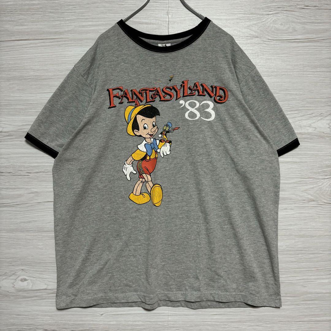 入手困難】Disney ディズニー ピノキオ リンガー Tシャツ 2XL 入手困難】Disney ディズニー ピノキオ リンガー Tシャツ 2XL